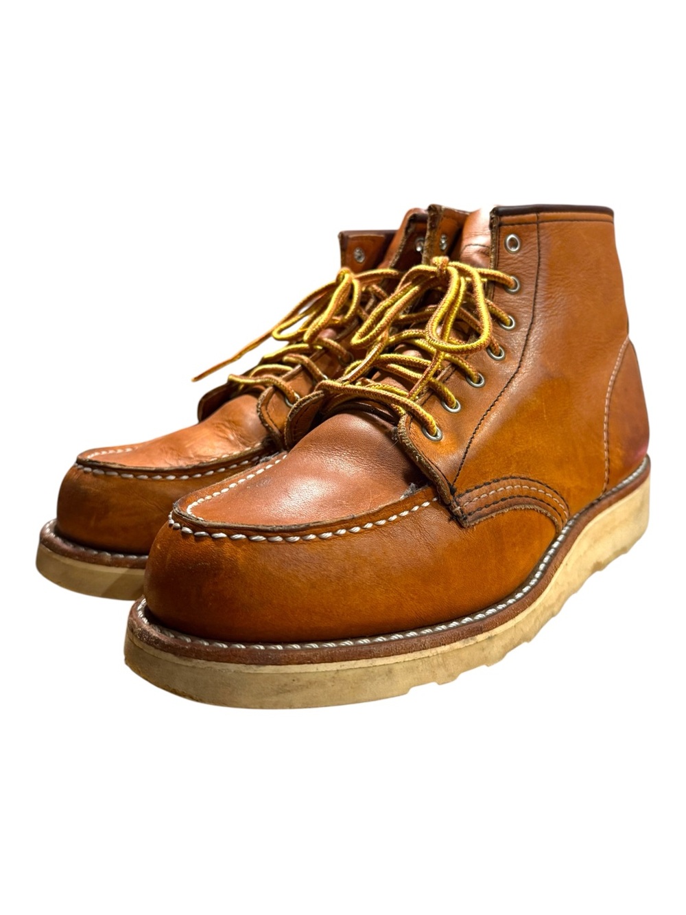 Red Wing 3375 6-Inch Classic Moc Short Boot In Oro Legacy Leather Women’s Sz 8
